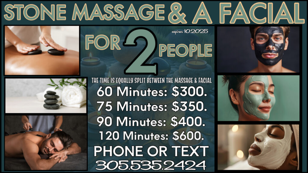 Massage & facial @ Bodies Kneaded Massage Spa  South Beach Miami Since 1996  www.BodiesKneaded.com  305.535.2424  