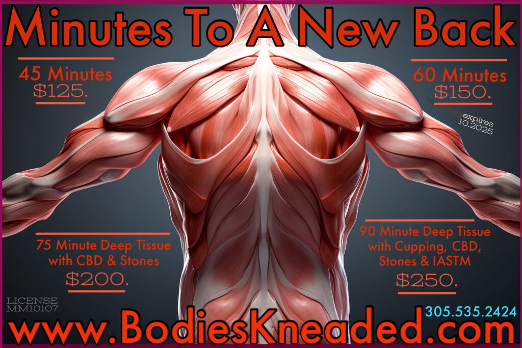 Minutes to a new back @ Bodies Kneaded Massage Spa  South Beach Miami Since 1996  www.BodiesKneaded.com  305.535.2424  